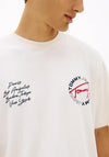 Tommy Jeans Circular Back Graphic T-Shirt, Off White