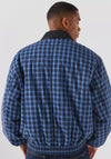 Tommy Jeans City Life Harrington Check Jacket, Navy & Blue