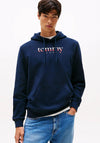 Tommy Jeans Drawstring Terry Hoodie, Dark Night Navy