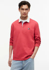 Tommy Jeans Essential Badge Rugby Shirt, Anthem Red