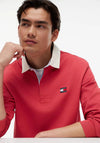 Tommy Jeans Essential Badge Rugby Shirt, Anthem Red