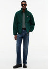 Tommy Jeans Essential Teddy Full Zip Fleece, Velvet Green