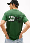 Tommy Jeans Gym Block Back Graphic T-Shirt, Pine Green