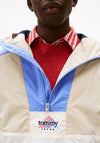 Tommy Jeans Lightweight Ripstop Windbreaker, Light Blue Multi