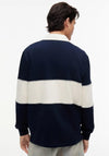 Tommy Jeans Logo Panel Rugby Shirt, Dark Blue