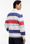 Tommy Jeans Mixed Stripe Rugby Shirt, Ecru Multi
