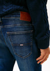 Tommy Jeans Ryan Faded Slim Straight Leg Jeans, Denim Dark