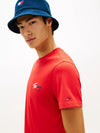 Tommy Jeans Signature Logo Slim Fit T-Shirt, Rapid Red