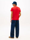 Tommy Jeans Signature Logo Slim Fit T-Shirt, Rapid Red