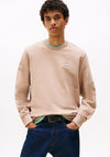 Tommy Jeans Tonal Badge Sweatshirt, Beige