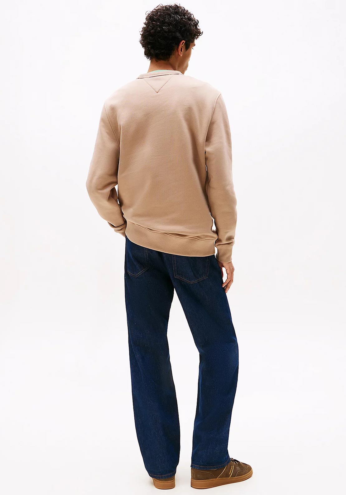 Tommy Jeans Tonal Badge Sweatshirt, Beige