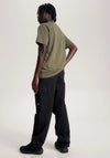 Tommy Jeans XS Badge T-Shirt, Olive Green