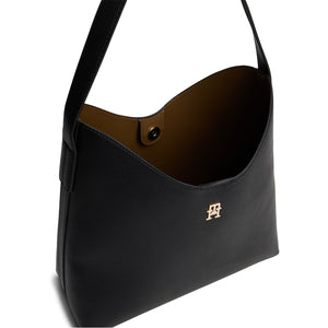 Tommy Hilfiger Icon TH Monogram Shoulder Bag, Black
