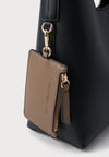 Tommy Hilfiger Icon TH Monogram Shoulder Bag, Black
