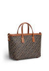 Tommy Hilfiger TH Monoplay Crossbody Tote Bag, Brown