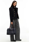 Tommy Hilfiger Buckle Strap Medium Tote Bag, Navy