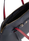 Tommy Hilfiger Buckle Strap Medium Tote Bag, Navy