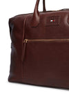 Tommy Hilfiger Casual Leather Duffle Bag, Brown
