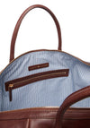 Tommy Hilfiger Casual Leather Duffle Bag, Brown