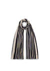 Tommy Hilfiger Chic Monogram Rectangular Scarf, Navy