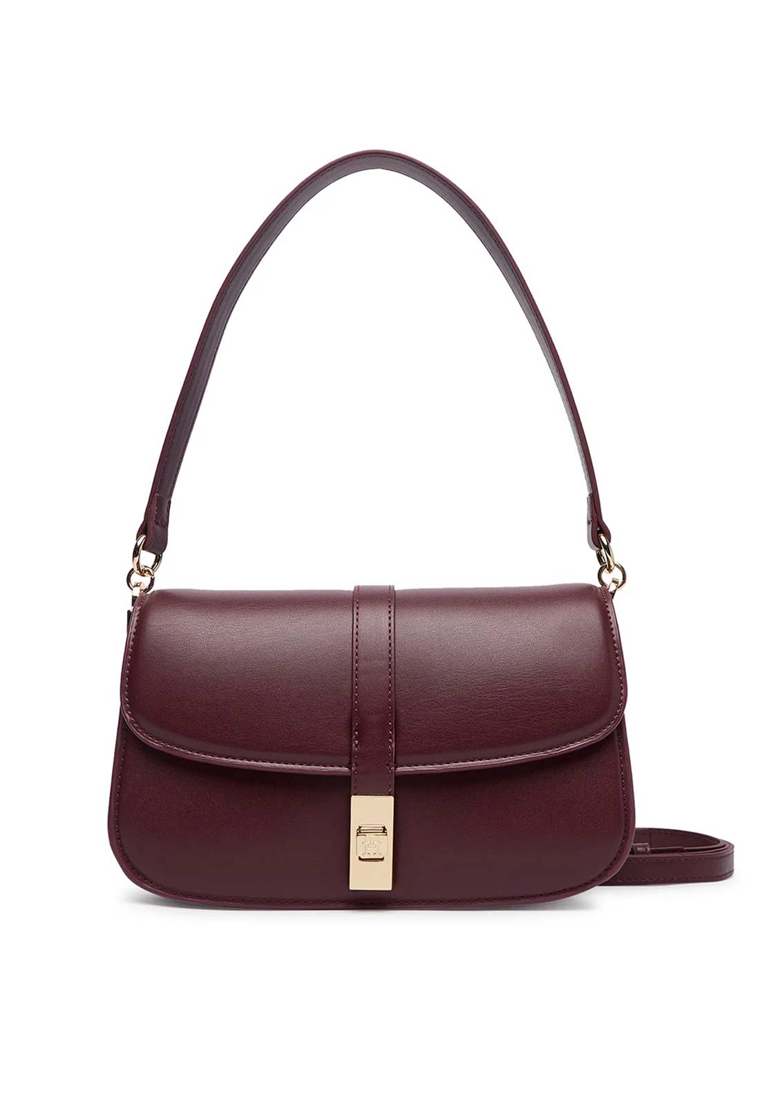 Tommy Hilfiger Heritage Convertible Crossbody Bag, Burgundy