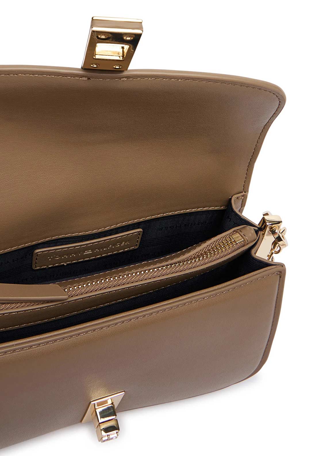 Tommy Hilfiger Heritage Chain Detail Crossbody Bag, Beige