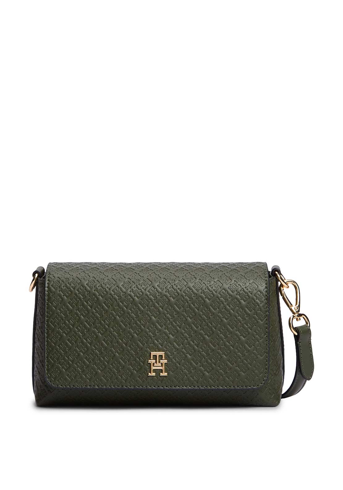 Tommy Hilfiger Icon Convertible Crossbody Bag, Olive Green