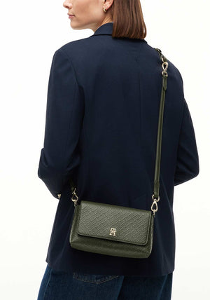 Tommy Hilfiger Icon Convertible Crossbody Bag, Olive Green
