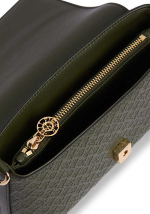 Tommy Hilfiger Icon Convertible Crossbody Bag, Olive Green