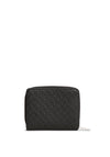 Tommy Hilfiger Icon Debossed Zip Around Wallet, Black