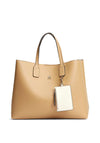 Tommy Hilfiger Icon Pebble Grain Large Satchel Bag, Beige