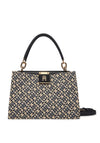 Tommy Hilfiger Jacquard Small Satchel Bag, Navy