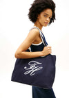 Tommy Hilfiger Large Canvas Tote Bag, Navy
