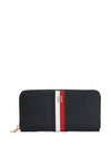 Tommy Hilfiger Large Nylon Zip Around Wallet, Navy