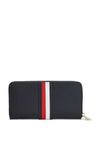 Tommy Hilfiger Large Nylon Zip Around Wallet, Navy