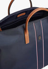 Tommy Hilfiger Large Signature Crossbody Weekender Bag, Navy