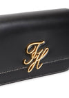 SCRIPT LEATHER FLAP