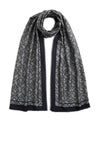 Tommy Hilfiger Monogram Jacquard Scarf, Navy