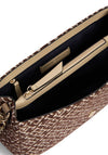 Tommy Hilfiger Monogram Jacquard Convertible Shoulder Bag, Brown