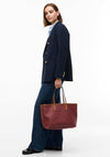 Tommy Hilfiger Monogram Tote Bag, Red
