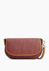 Tommy Hilfiger Monoplay Crossbody Saddle Bag, Red