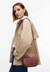 Tommy Hilfiger Monoplay Crossbody Saddle Bag, Red