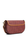 Tommy Hilfiger Monoplay Crossbody Saddle Bag, Red