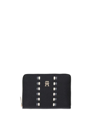 Tommy Hilfiger Icon TH Monogram Wallet, Black