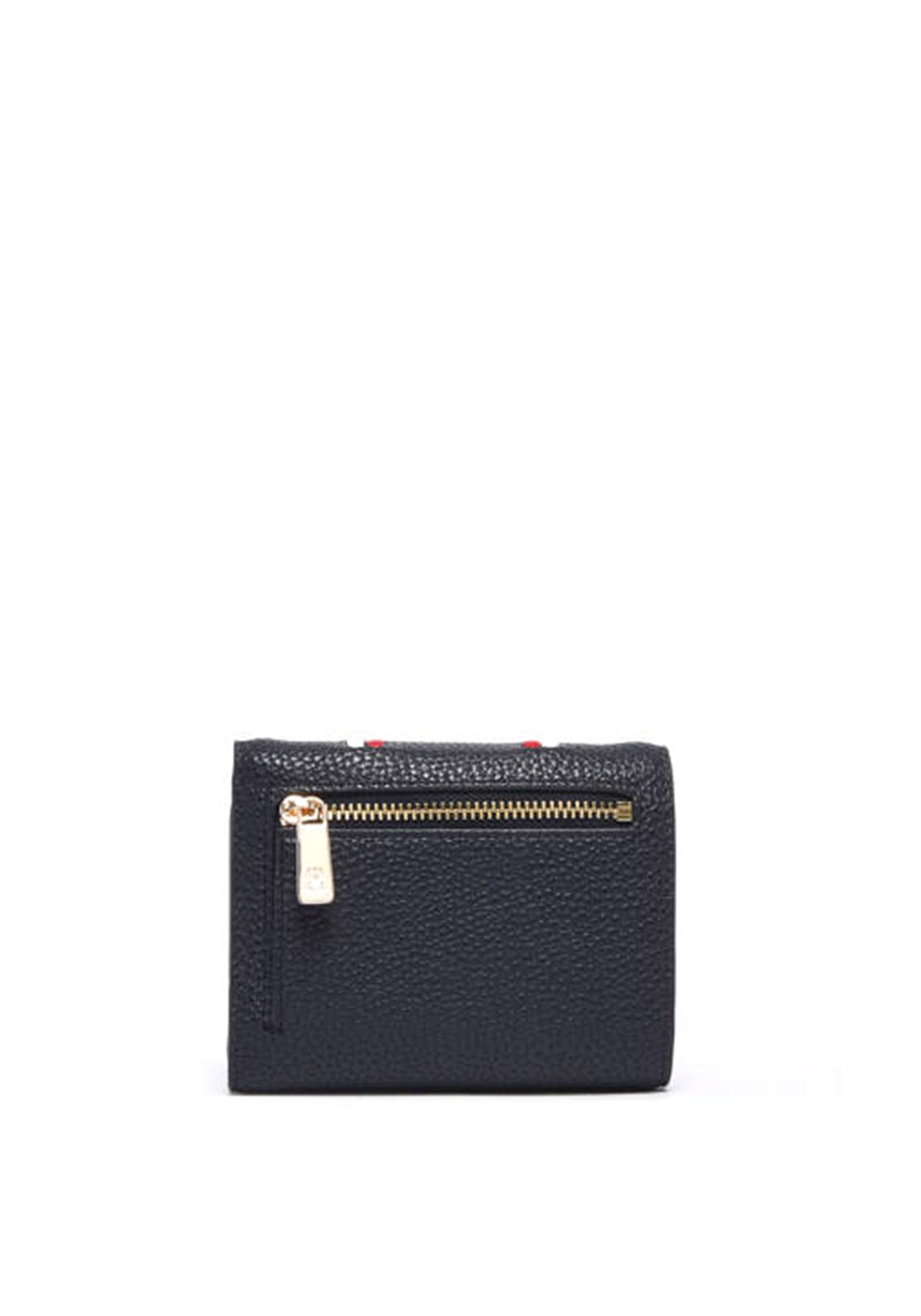 Tommy Hilfiger Icon TH Monogram Trifold Wallet, Navy