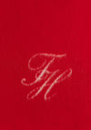 Tommy Hilfiger Script Woven Scarf, Red