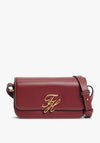 SCRIPT LEATHER FLAP