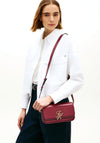 SCRIPT LEATHER FLAP