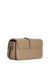 Tommy Hilfiger Small Fold Over Crossbody Bag, Beige