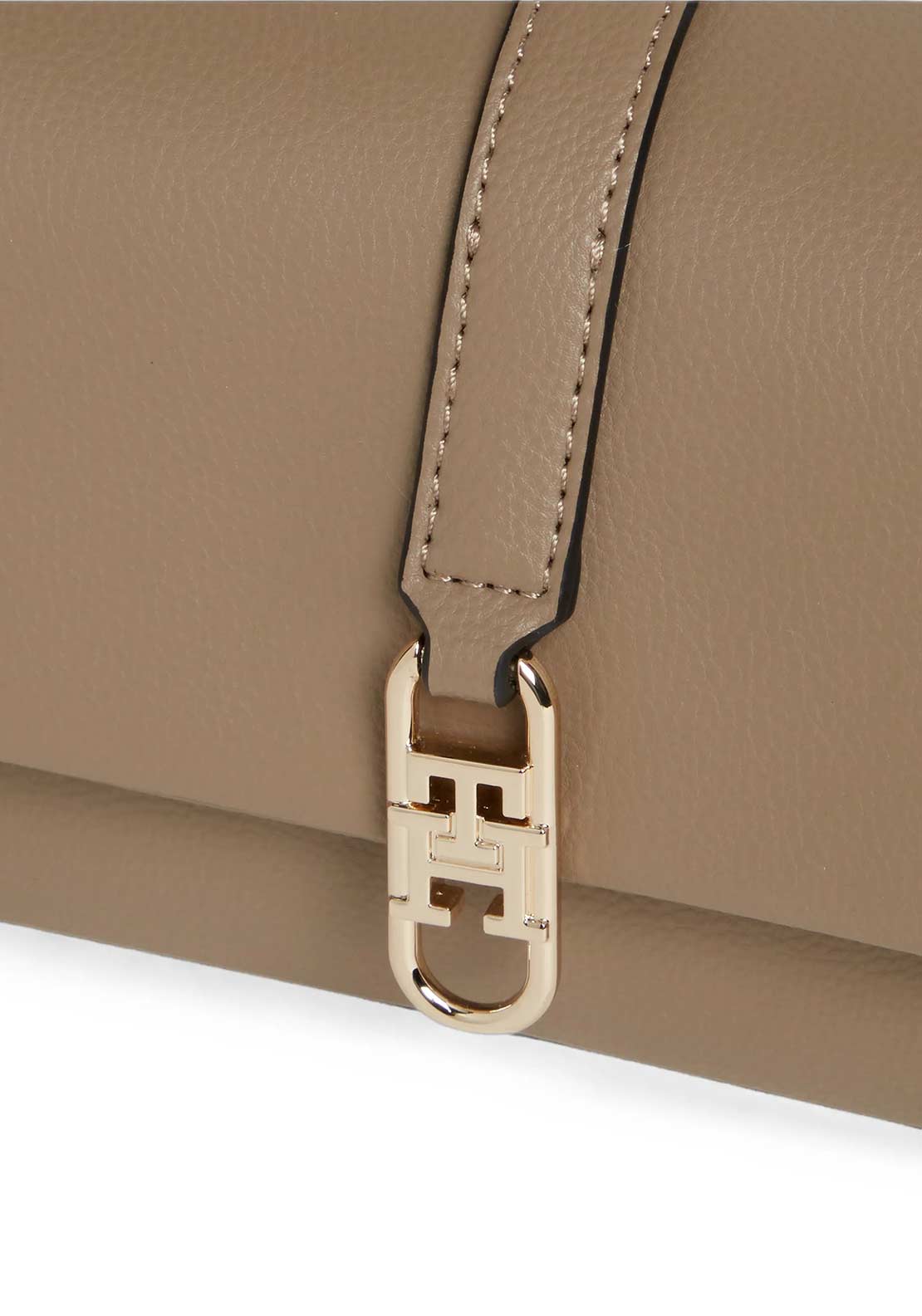 Tommy Hilfiger Small Fold Over Crossbody Bag, Beige